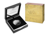 2019 $5 1oz Fine Silver Proof 1812 A New Map of the World - Captain Cook's Tracks