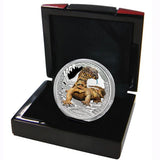 2016 $1 Australia's Remarkable Reptile Goanna 1oz Silver Coloured Proof Coin