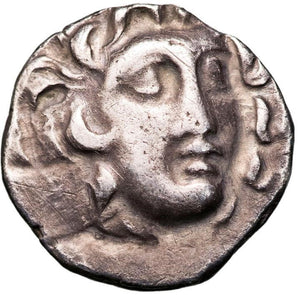 Carian Islands, Rhodes Silver Drachm 175-170 BC aVF