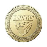2023 AFL $1 Hawthorn Coin - UNC