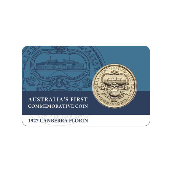 Parliament House 1927 Gold-plated Canberra Florin Pack
