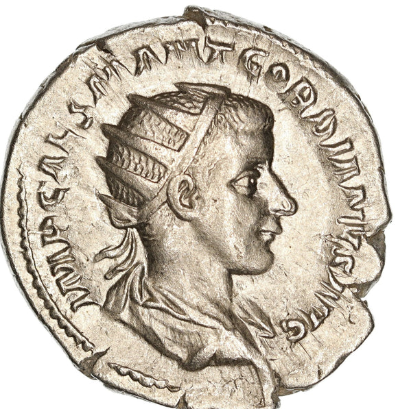 Gordian III 238-244AD Silver Antoninianus EF