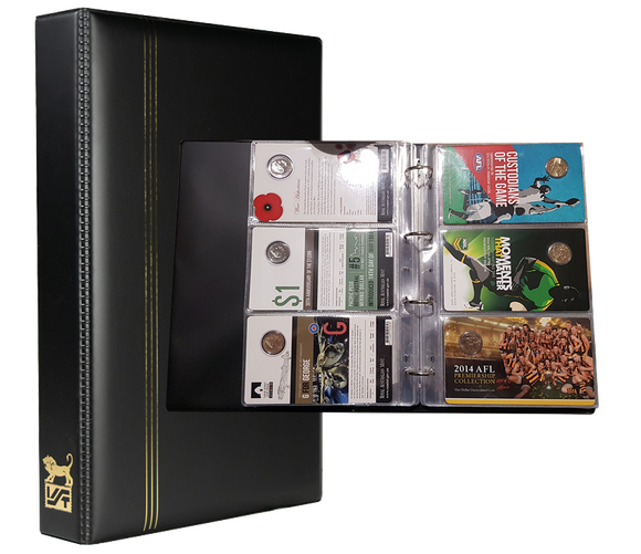 VST Balmoral Album for Large Carded RAM Coins with Pages