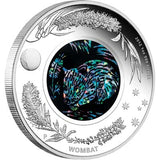 2012 Opal Series Wombat 1oz Silver Proof Coin