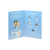 2026 Bluey 5 Coin Tube and Collectable Folder Set