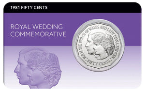 Royal Wedding 1981 50c Coin Pack