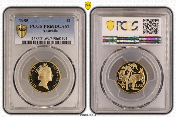 1985 $1 Proof Coin PR69DCAM