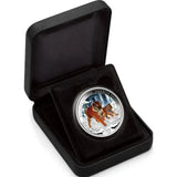 2012 $1 Wildlife In Need Siberian Tiger 1oz Silver Coloured Proof Coin