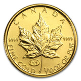 1/10oz Gold Canadian Maple Coin with Family of Eagles Privy