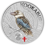 2025 WMF Kookaburra 1oz Silver Colored Coin