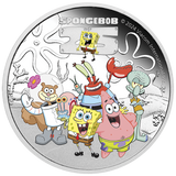 SpongeBob & Friends 2024 1oz Silver Proof Coloured Coin