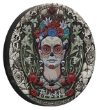 Frida Kahlo 2024 2oz Silver Antiqued Coloured Coin