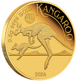 2026 Australian Kangaroo 0.5g Gold Coin