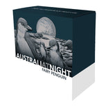 Australia at Night 2024 $1 Penguin 1oz Silver Black Proof Coin