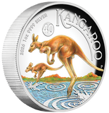 2026 Australian Kangaroo 1oz Silver Proof High Relief Coloured Coin