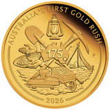 2026 175th Anniversary of Australia First Gold Rush 1/4oz Gold Proof Coin