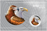 2026 Australian Wedge-Tailed Eagle 1oz Silver Coloured Coin in Card