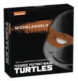 Teenage Mutant Ninja Turtles - Michelangelo 2024 1oz Silver Coloured Proof Coin