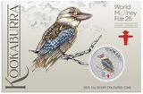 2025 WMF Kookaburra 1oz Silver Colored Coin