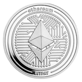 1oz Ethereum Silver Bullion Round