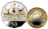 2001 Centenary of Federation Proof Coin Set (Impaired Box)