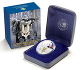 2007 $1 Australian Special Air Service 50th Anniversary 1oz Silver Coloured Proof Coin