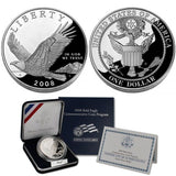 USA 2008 Bald Eagle Silver Proof Dollar Coin