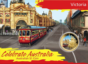 2009 $1 Celebrate Australia - Victoria Coin