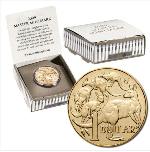 2009 $1 Mob of Roos UNC - Master Mintmark