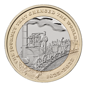 2025 £2 200 Years of the Modern Railway Brilliant Uncirculated Coin