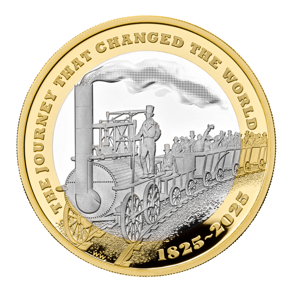 2025 £2 200 Years of the Modern Railway Silver Proof Coin