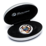 2010 $1 Orbit and Beyond First Space Shuttle 1oz Silver Coloured Proof Coin