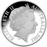 2011 $10 The Presidents Cup 5oz Silver Selectively Gold Plated Proof Coin