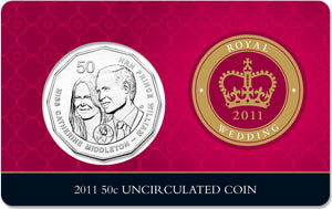 2011 50c Royal Wedding Uncirculated Coin