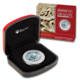 2012 ANA Philadelphia 1oz Silver White Year of the Dragon Coin