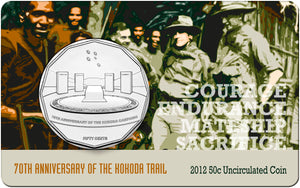 2012 50c 70th Anniversary of The Kokoda Trail Uncirculated Coin