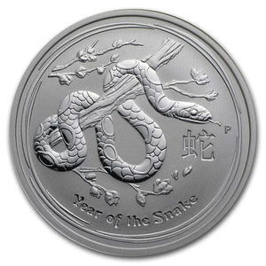 2013 Lunar Year of the Snake 5oz Silver Bullion Coin