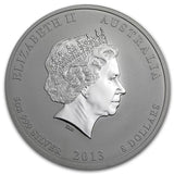 2013 Lunar Year of the Snake 5oz Silver Bullion Coin
