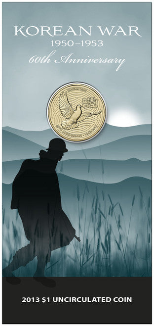 2013 $1 Korean War 60th Anniversary Uncirculated Coin