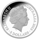 2013 $5 Centenary of Canberra 1oz Silver Proof Coin