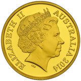 2014 $10 Kangaroo Explorer's First Sightings 1/10oz Gold Proof Coin