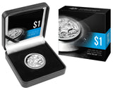 2014 $1 30th Anniversary of The $1 1oz Silver High Relief Proof Coin