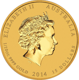 2014 Lunar Year of the Horse 1/10oz Gold Bullion Coin