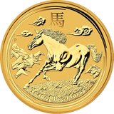 2014 Lunar Year of the Horse 1/10oz Gold Bullion Coin