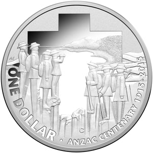 2015 $1 Anzac Centenary Silver Proof Coin