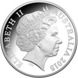 2015 $1 UNESCO Great Barrier Reef Australia 1oz Silver Coloured Proof Coin