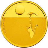 2015 $25 Kangaroo At Sunset 1/5oz Gold Proof Coin