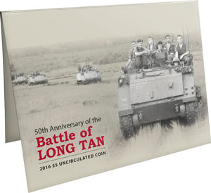 2016 $5 50th Anniversary of The Battle of Long Tan Uncirculated Coin