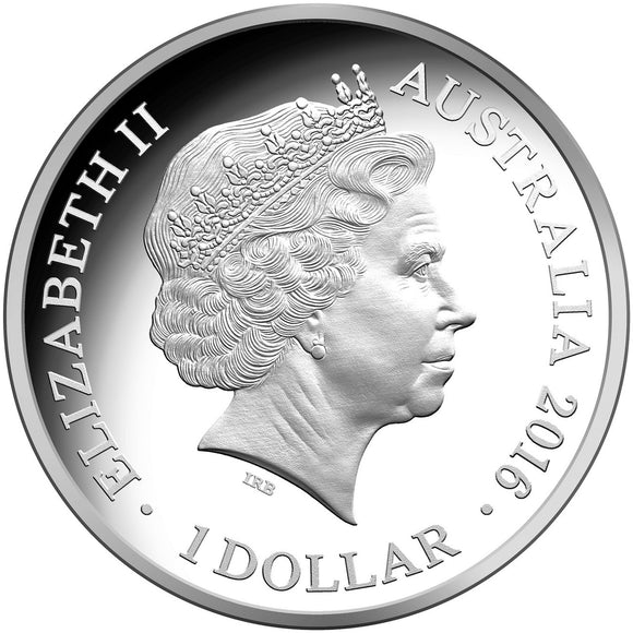 2016 $1 Year of The Monkey Silver Proof Coin