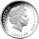 2016 $1 Year of The Monkey Silver Proof Coin